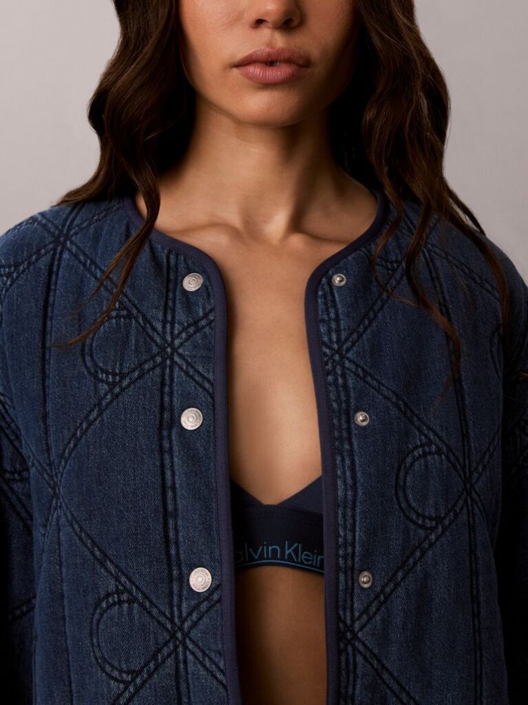 Denim Καπιτονέ Denim Μπουφάν Με Επένδυση Liner  Γυναίκα
