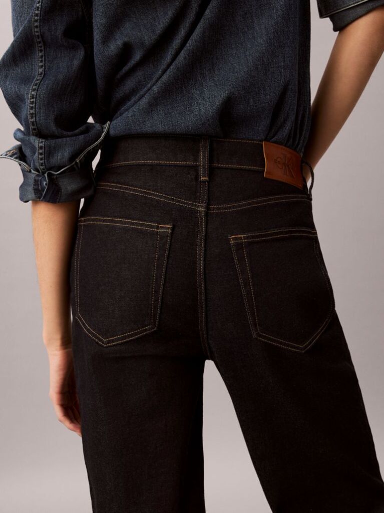 Denim Ψηλόμεσο Τζιν Με Άνετη Γραμμή  Γυναίκα