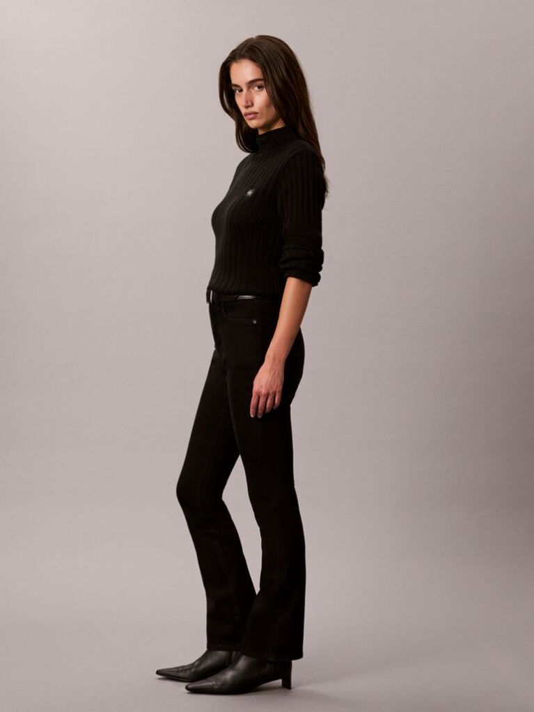Black Skinny Bootcut Jeans  Women
