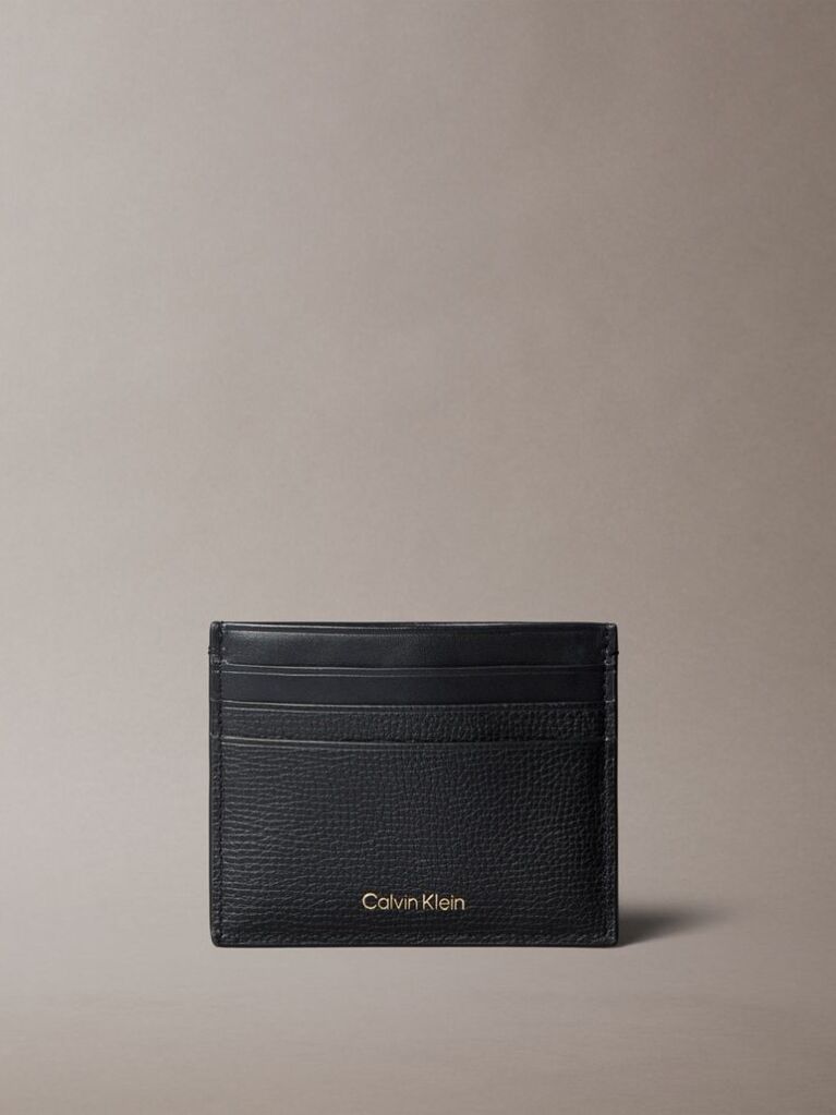 Μαύρο Δερμάτινη Θήκη Για Κάρτες  Άνδρας
