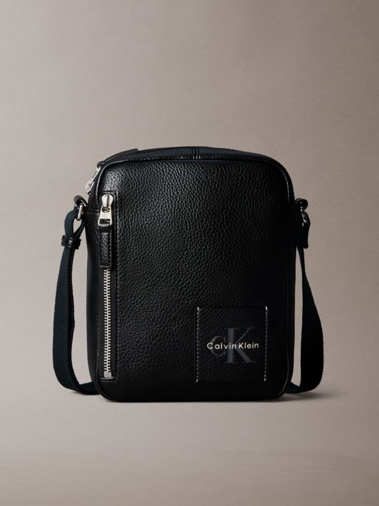 Black Monologo Reporter Bag  Men
