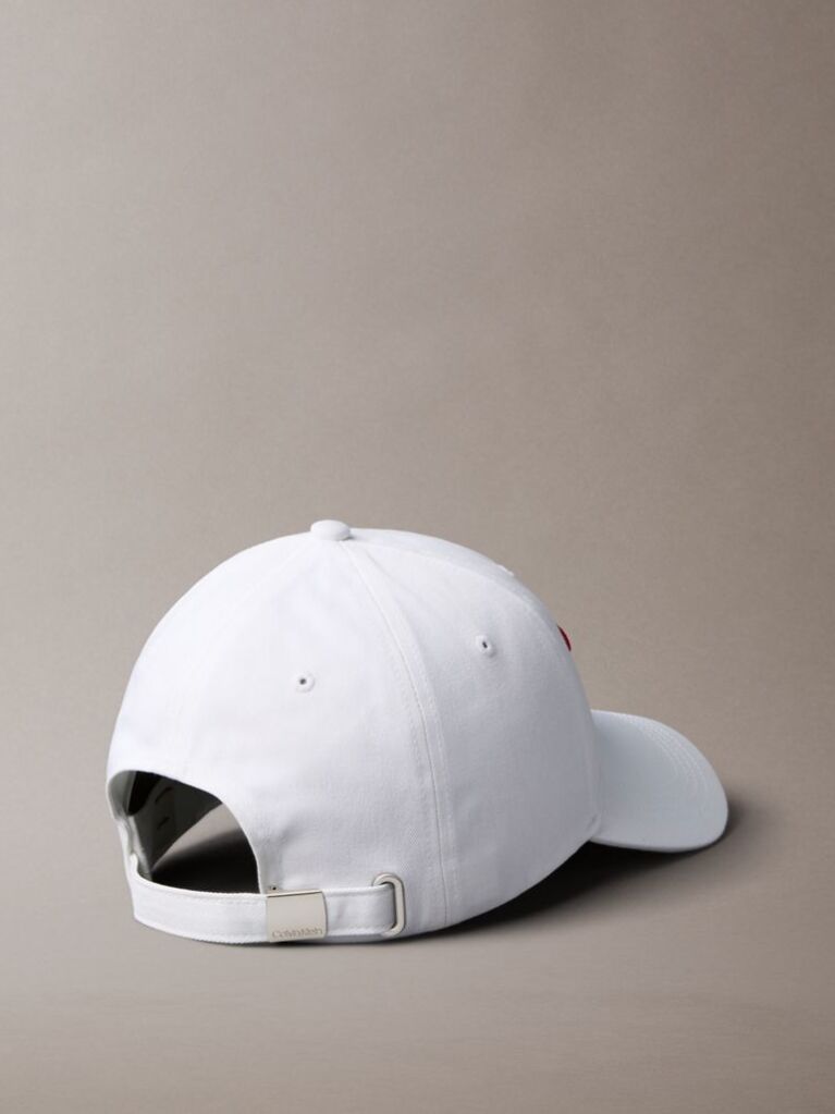 White 1989 Embroidered CK Logo Cap  Men