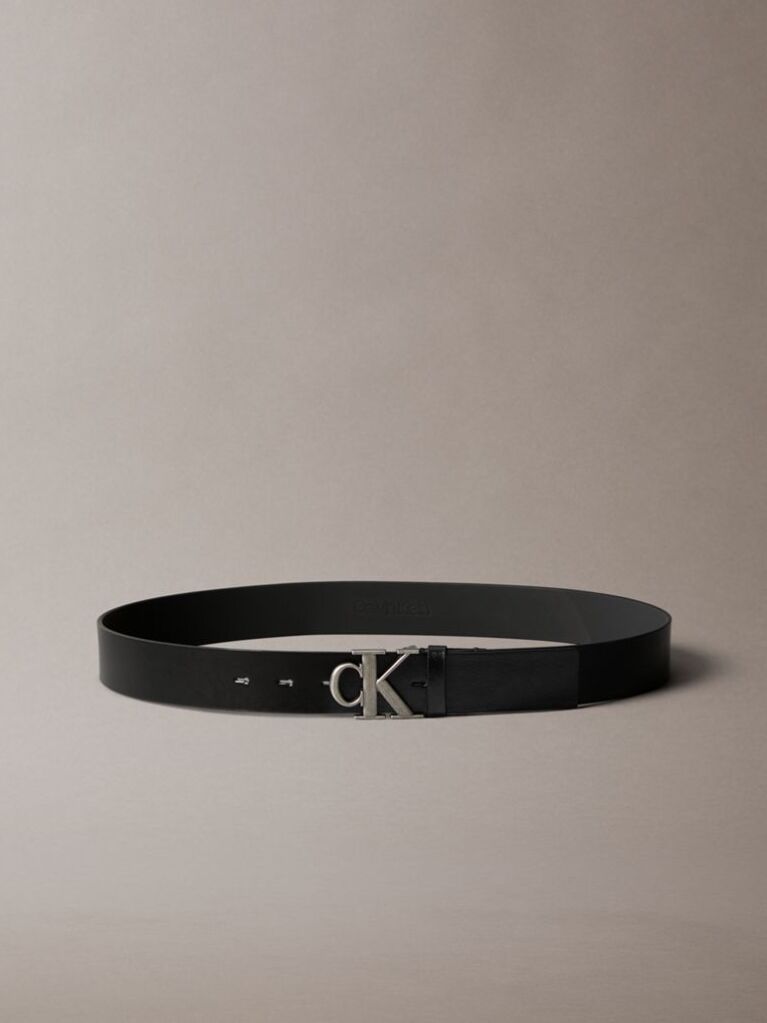 Multi Full Grain Leather Logo Belt  Men
