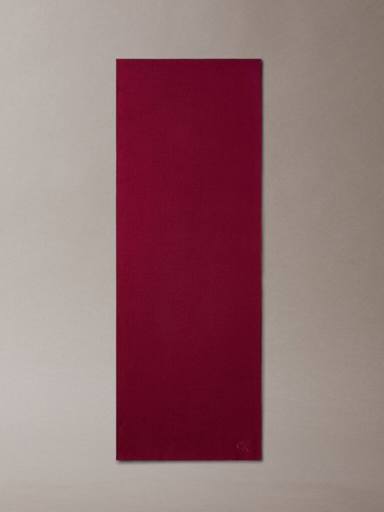 Red Signature Logo Scarf  Men