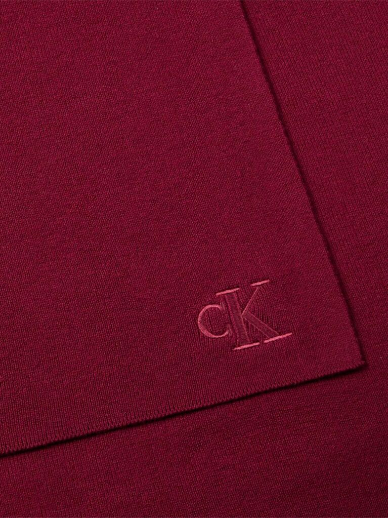 Red Signature Logo Scarf  Men