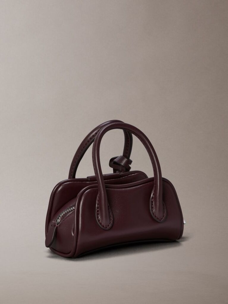 Red Mini Shoulder Bag Charm  Women