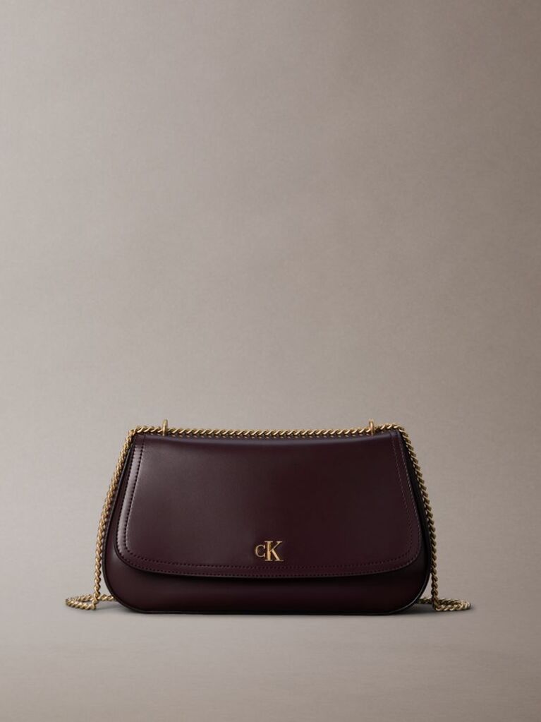 Red Monogram Hardware Shoulder Bag  Women