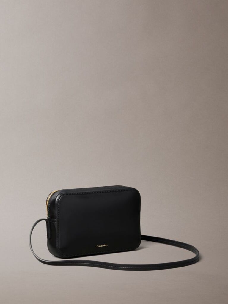 Black Monogram Logo Hardware Camera Bag  Women