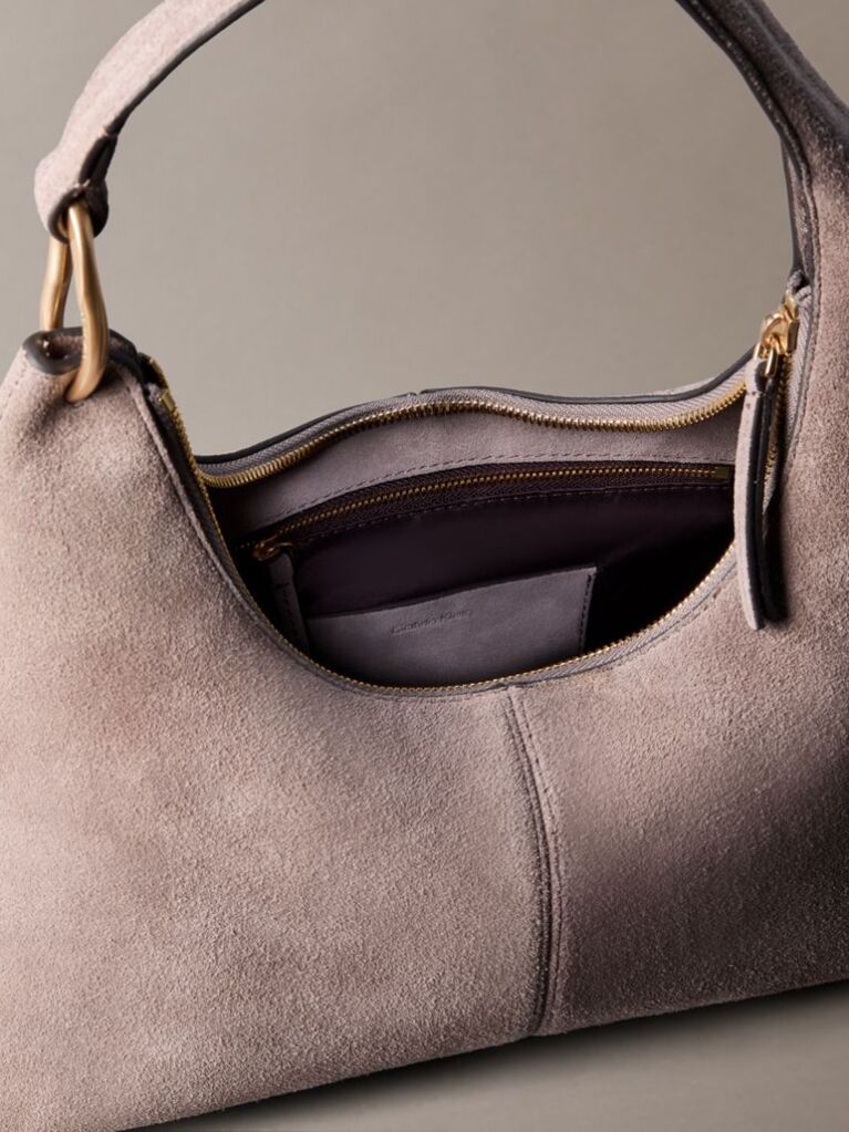 Brown Soft Suede Shoulder Bag  Women