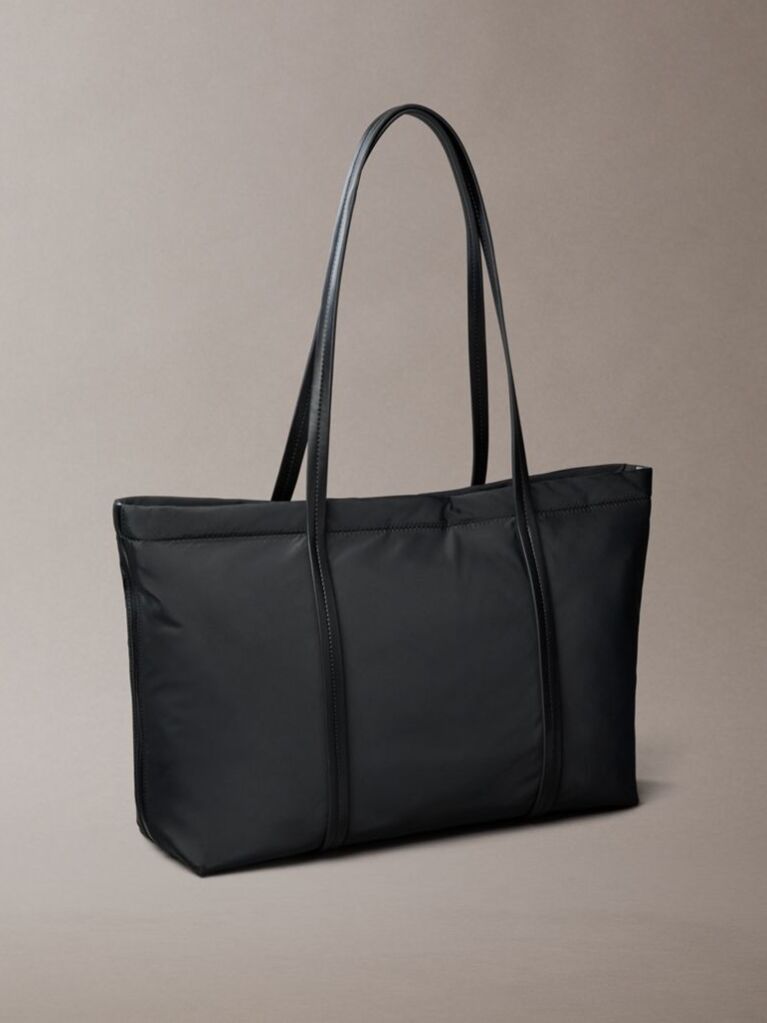 Black Embossed Monologo Tote Bag  Women