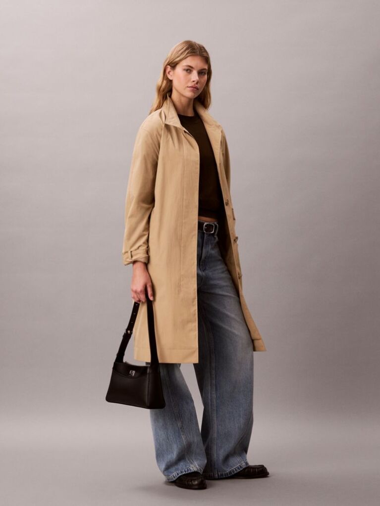 Black Signature Turn-Lock Shoulder Bag  Women