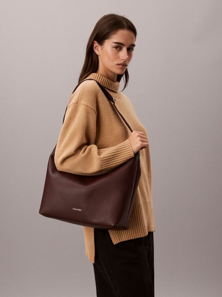 Red Logo Strap Shoulder Bag  Women