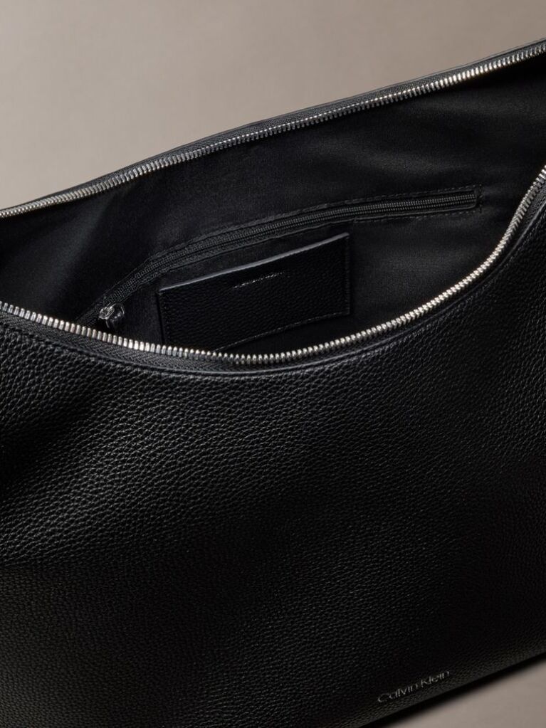 Black Logo Strap Shoulder Bag  Women
