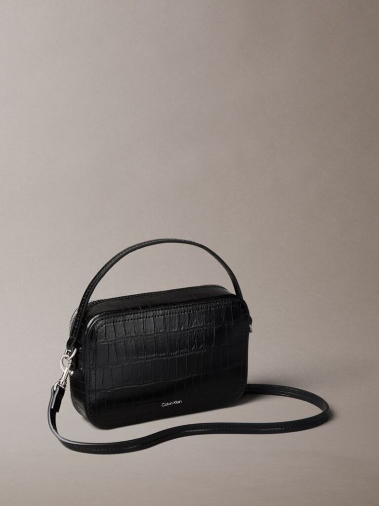 Black Monogram Crocodile Camera Bag  Women