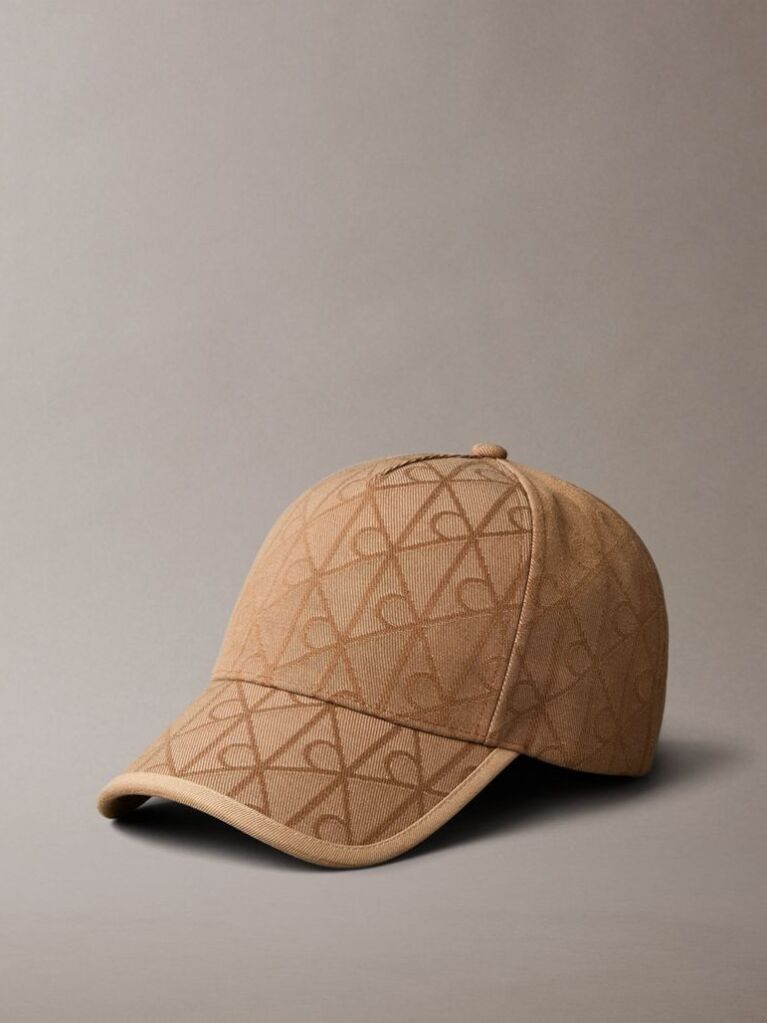 Multi Logo Jacquard Twill Cap  Women
