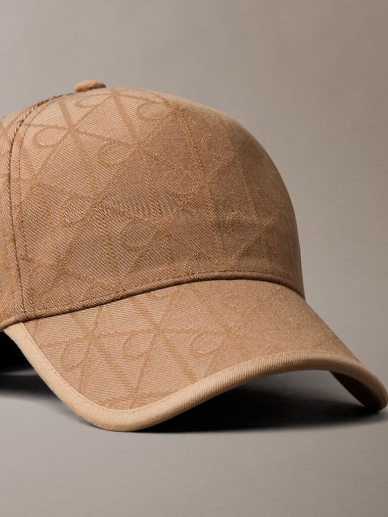 Multi Logo Jacquard Twill Cap  Women