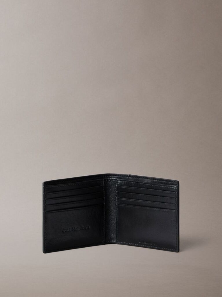 Black Leather Wallet  Men