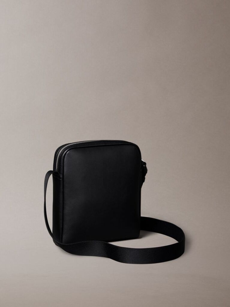 Black Logo Reporter Bag  Men