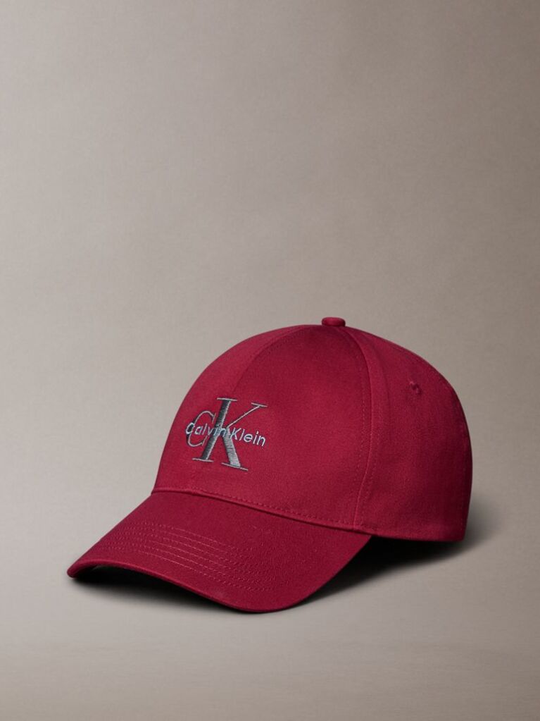 Κόκκινο Καπέλο Από Twill Με Λογότυπο  Άνδρας