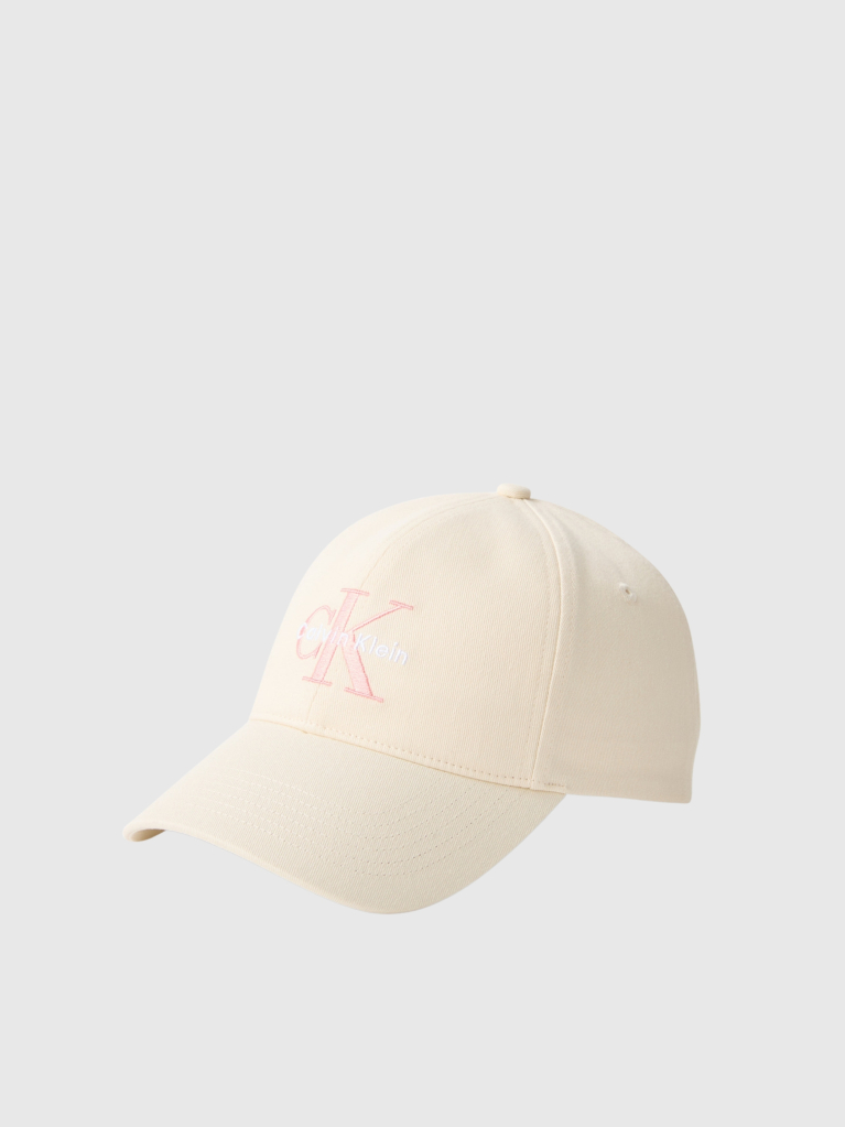 White Twill Logo Cap  Women
