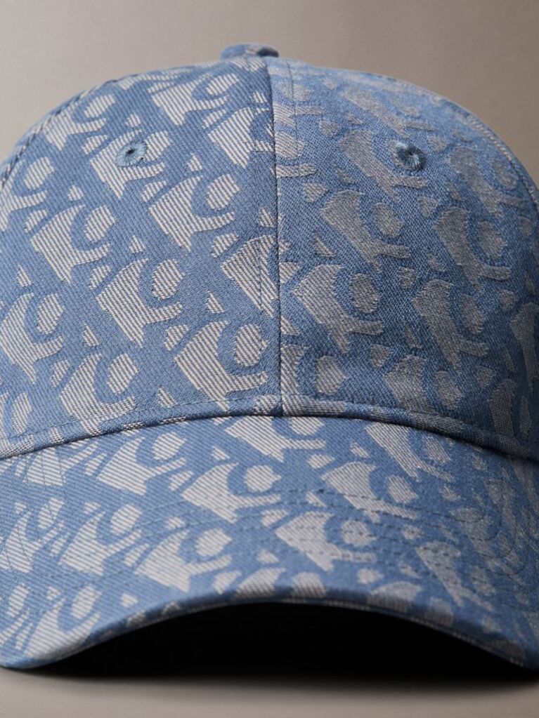 Multi Logo Jacquard Cap  Women
