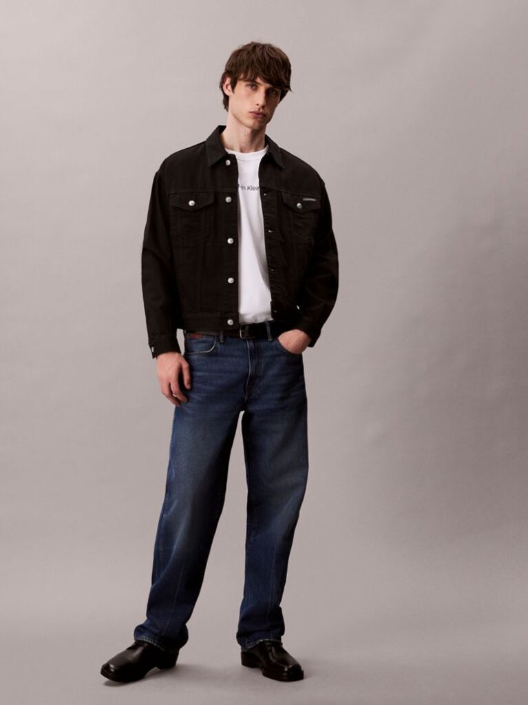 White Relaxed Long Sleeve T-shirt  Men