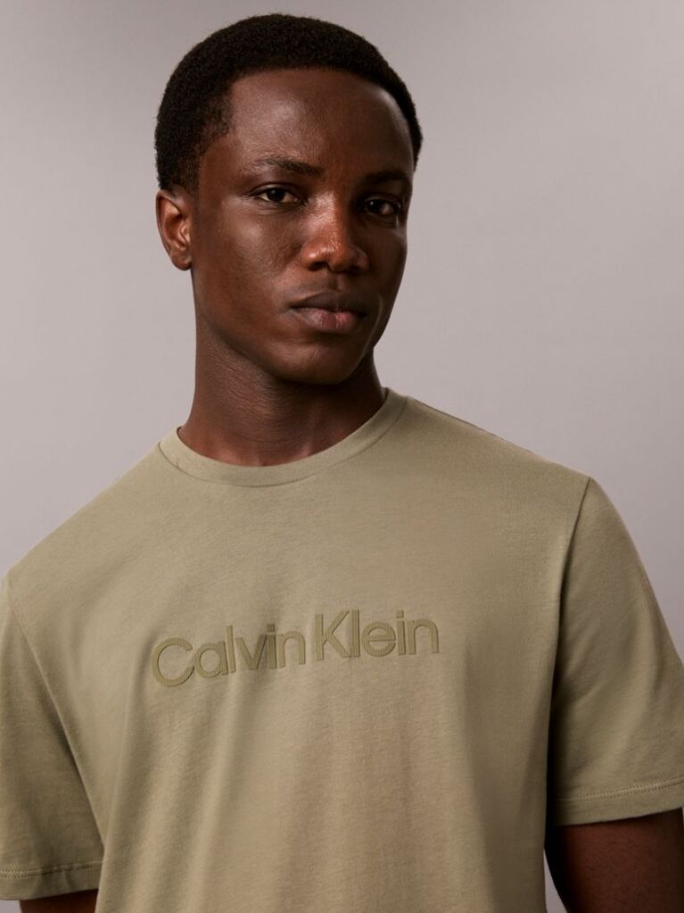 Green Graphic Logo T-shirt  Men