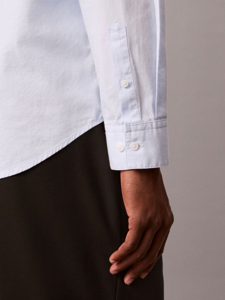 Blue Oxford Button-Down Shirt  Men