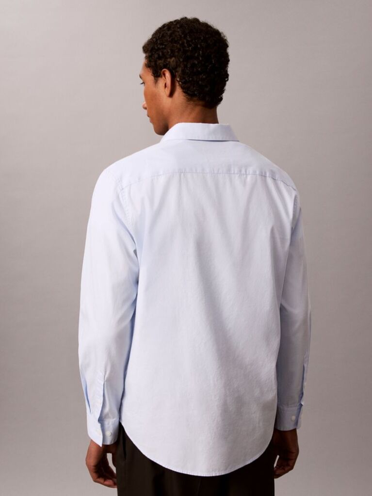 Blue Oxford Button-Down Shirt  Men