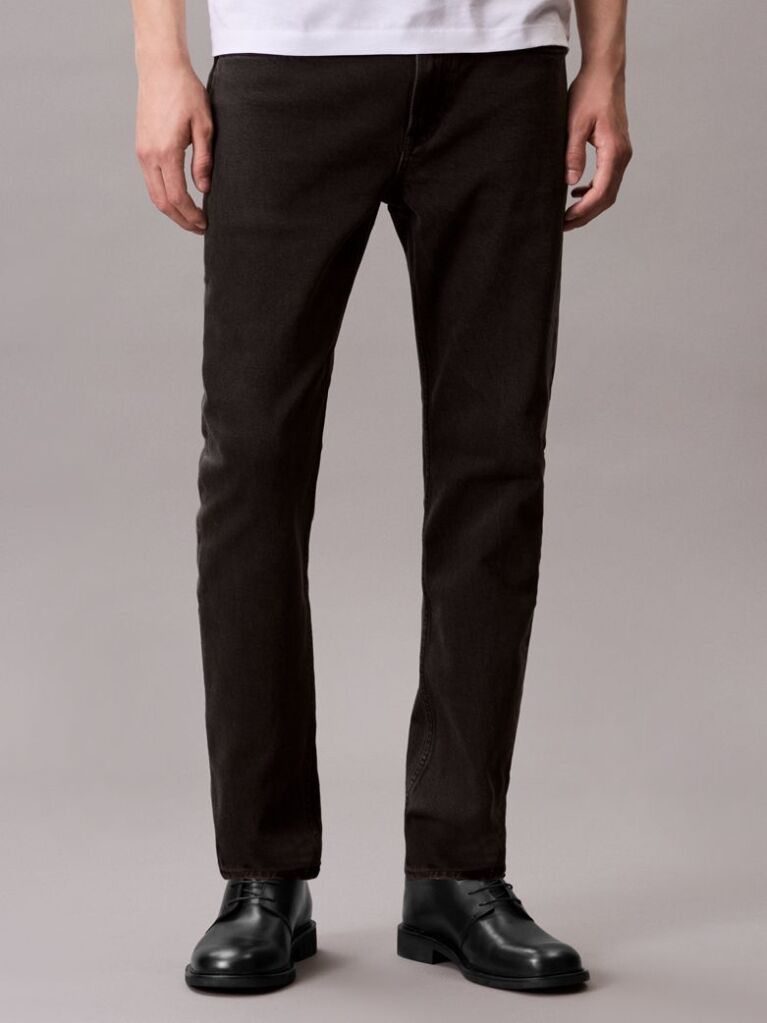 Black Slim Tapered Jeans  Men