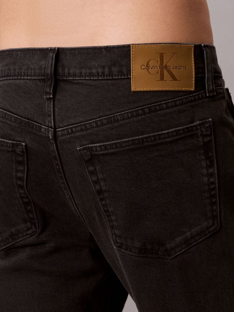 Black Slim Tapered Jeans  Men
