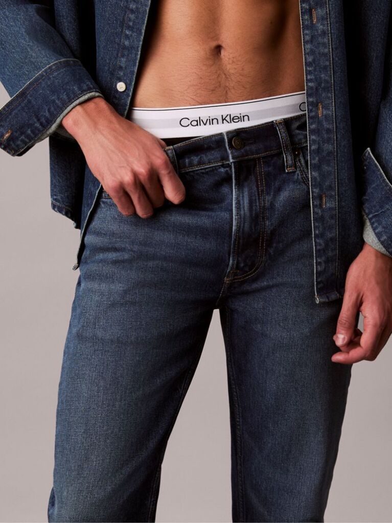 Denim Τζιν Με Slim Tapered Γραμμή  Άνδρας