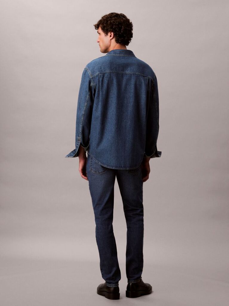 Denim Τζιν Με Slim Tapered Γραμμή  Άνδρας
