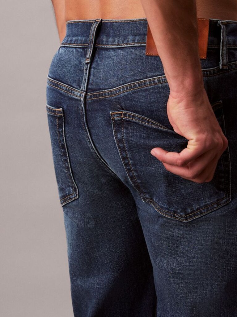 Denim Τζιν Με Slim Tapered Γραμμή  Άνδρας
