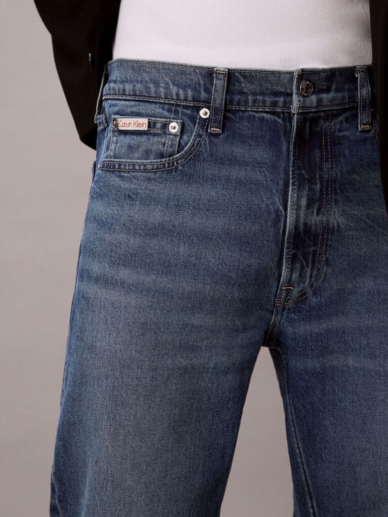 Denim Τζιν Με Ίσια Γραμμή  Άνδρας