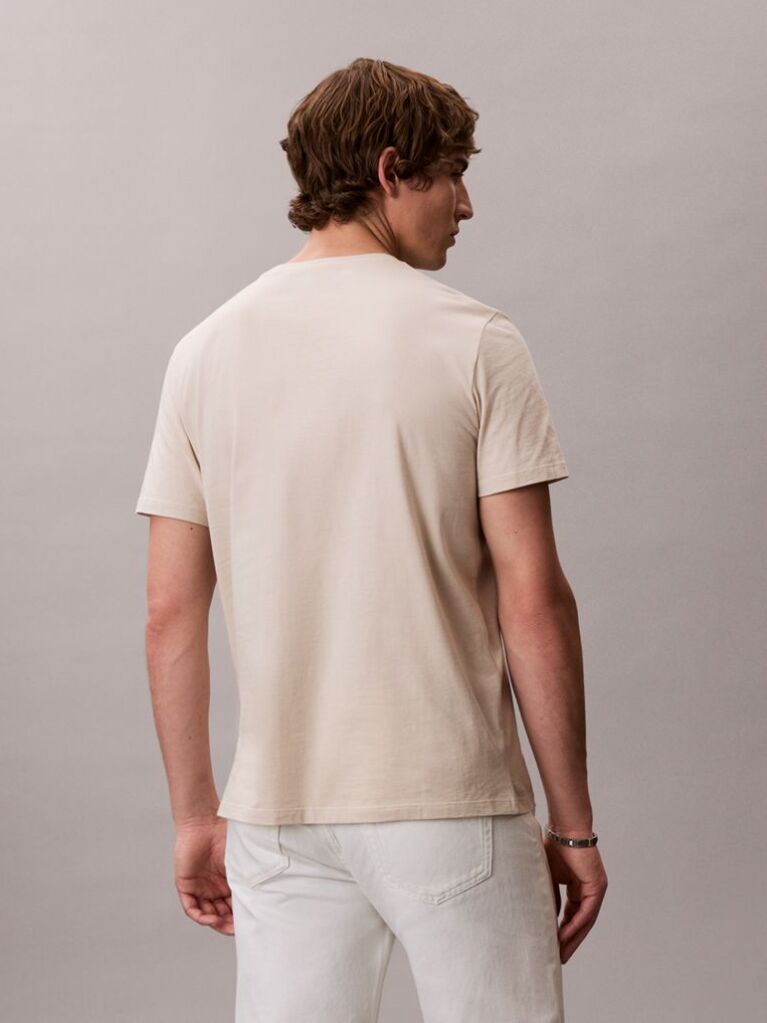 White Monogram Logo T-shirt  Men