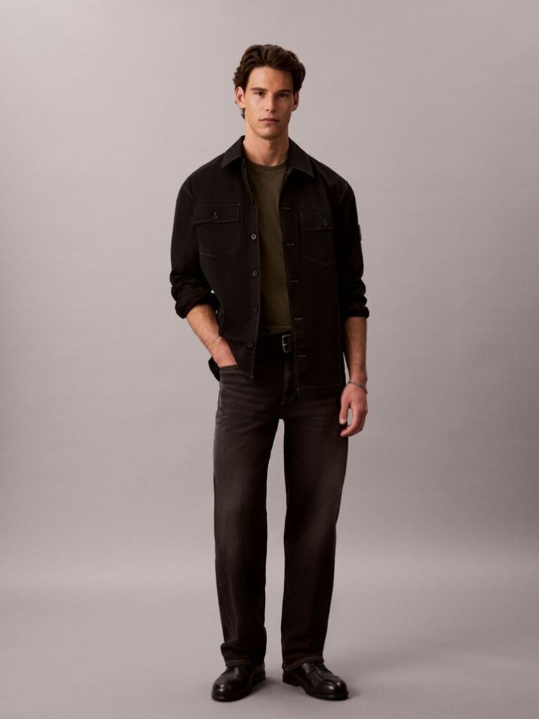 Green Cotton Badge T-shirt  Men