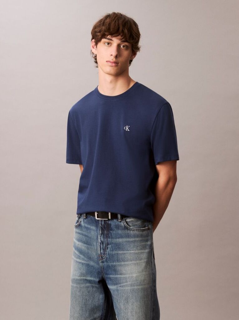 Blue Monogram T-shirt  Men