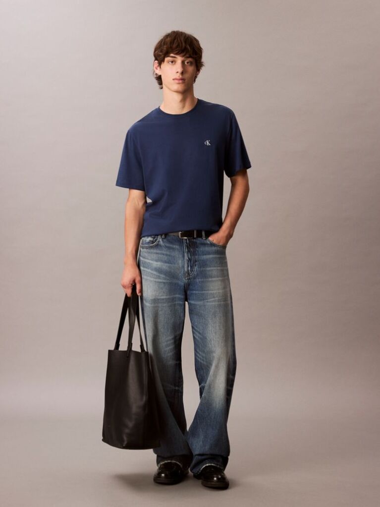 Blue Monogram T-shirt  Men
