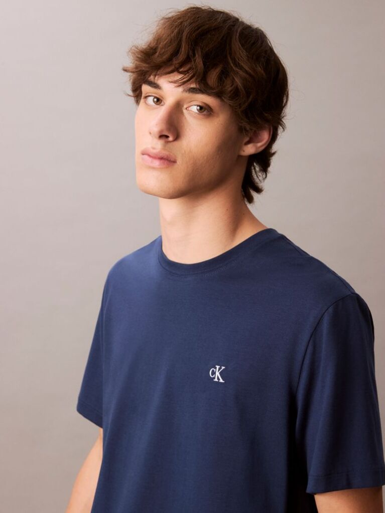 Blue Monogram T-shirt  Men