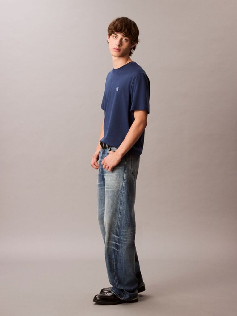 Blue Monogram T-shirt  Men