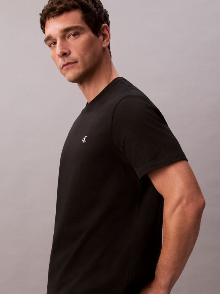 Black Monogram T-shirt  Men