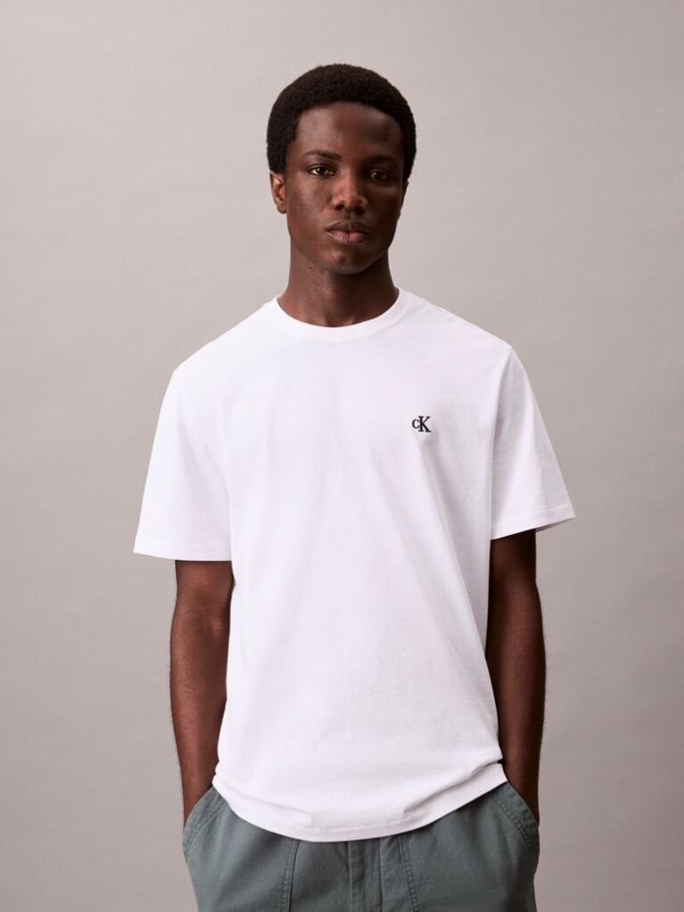 White Monogram T-shirt  Men