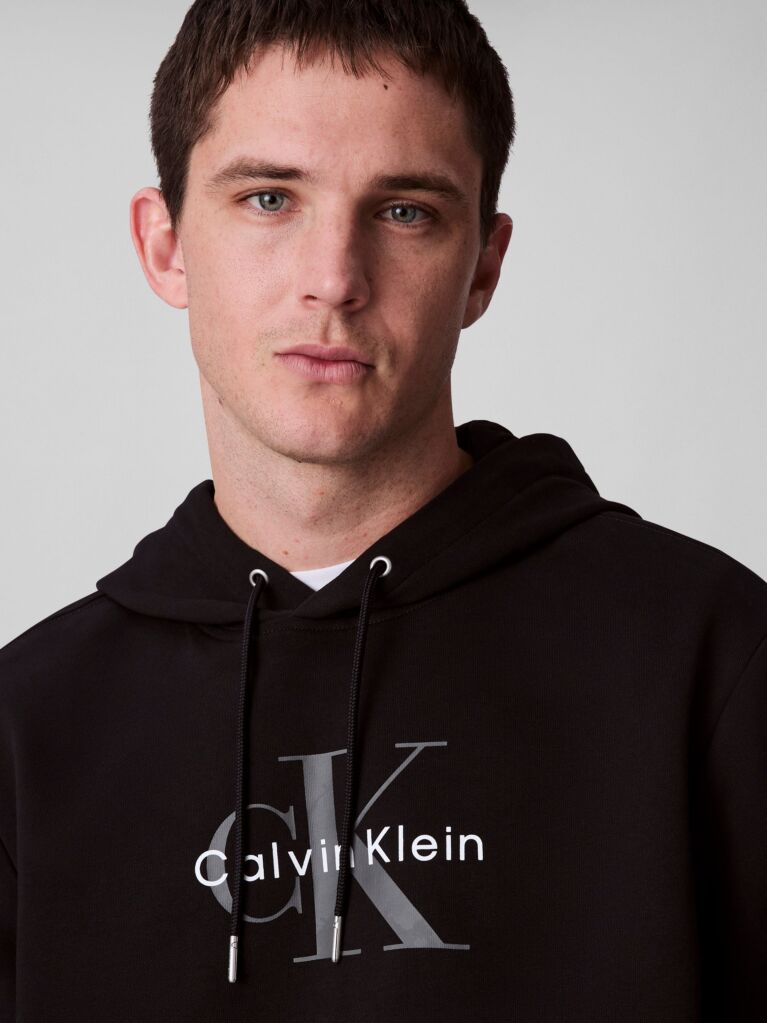 Black Terry Hoodie  Men