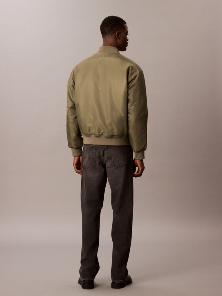 Πράσινο Nylon Bomber Τζάκετ  Άνδρας