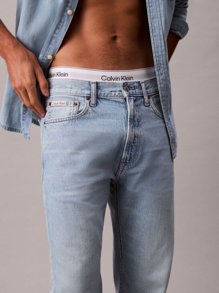 Denim Τζιν Σε Ίσια Γραμμή  Άνδρας