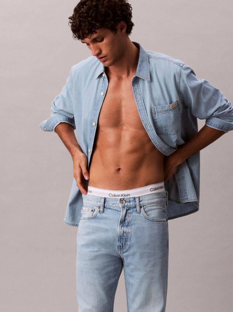 Denim Τζιν Σε Ίσια Γραμμή  Άνδρας
