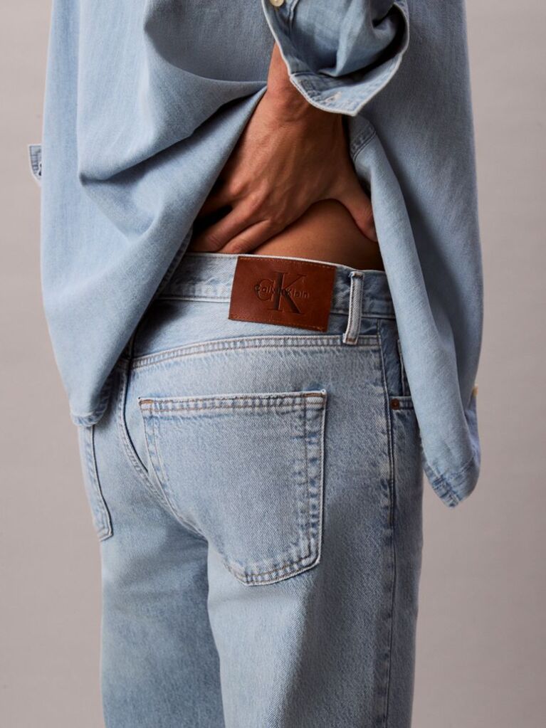 Denim Τζιν Σε Ίσια Γραμμή  Άνδρας