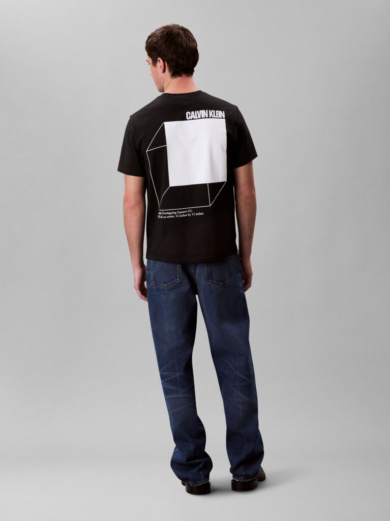 Μαύρο Κοντομάνικο T-Shirt  Άνδρας