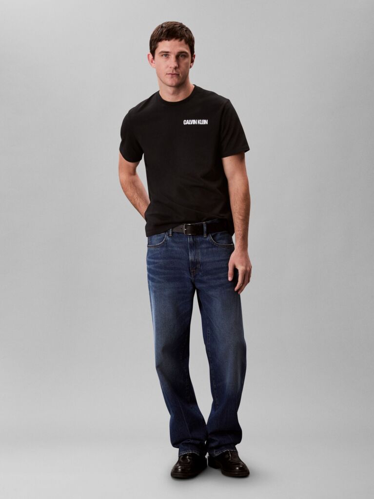 Μαύρο Κοντομάνικο T-Shirt  Άνδρας